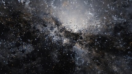 Obraz premium Silent Star Cluster Encased in Dark Gas, Detailed Cosmic Scene