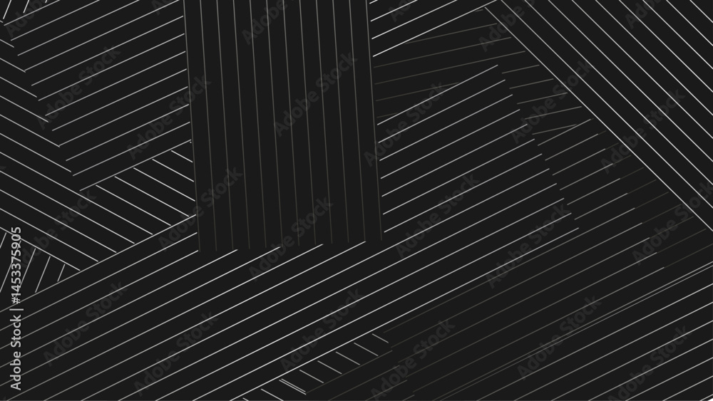 Fototapete abstract linear background with overlapping diagonal and horizontal lines. trendy geometric pattern 