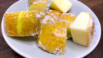 手作りのりんご飴