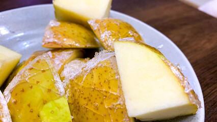 手作りのりんご飴