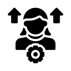 employee benefits glyph icon