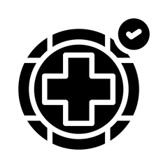Fototapeta premium employee benefits glyph icon