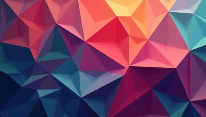 Obraz premium Geometric tessellation, abstract shapes in muted tones , polygon, geometric