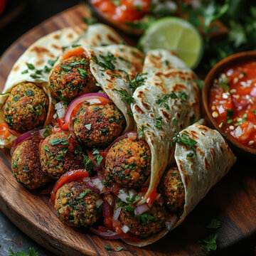 Plate of delicious fala fada fada fada fada fada fada fada fa, garnished beautifully.