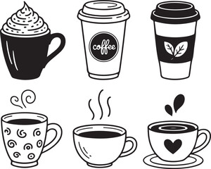 Steaming Coffee Cup Silhouette Vector

Coffee Mug with Beans Design

Espresso Shot Silhouette Art

Takeaway Coffee Cup Vector

Coffee Lover’s Morning Silhouette