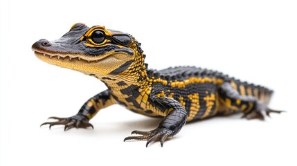Obraz premium Close-up Portrait of a Young Alligator