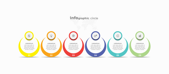 Background business infographic elements for the presentation