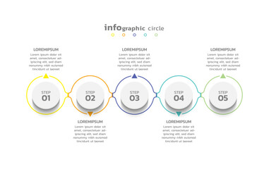 Background business infographic elements for the presentation