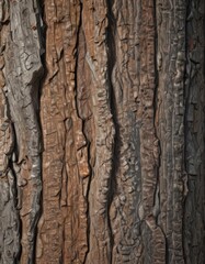 Obraz premium Rough tree bark texture, earthy browns and grays , tone, earthy, still-life