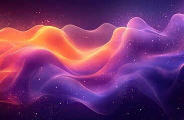 Abstract digital illustration of swirling, vibrant colors.