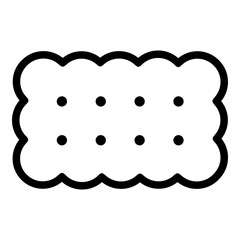 Cracker icon. Vector line icon