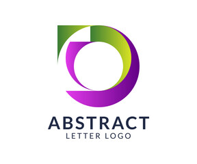 Initial D letter logo icon vector illustration design for business.