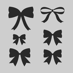 Elegant black bow designs perfect for gift wrapping decorations or adding a touch of sophistication to your projects