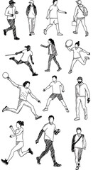 Dynamic Ink Sketches: Everyday Movement AI Generated