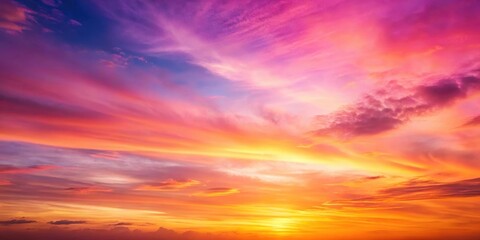 Obraz premium Colorful sunset gradient background with pastel hues of pink orange and purple, sunset colors, warm, sunset colors, warm