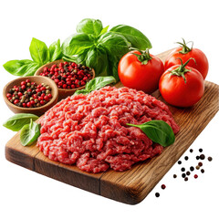 Fresh Ground Beef with Tomatoes and Spices