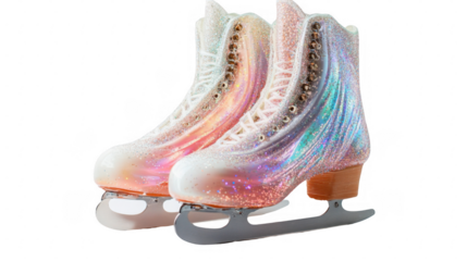 Iridescent Figure Skates