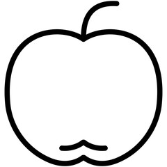 apple line icon