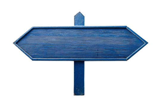 Directional sign nature close-up
