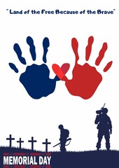 This meaningful Memorial Day handprint craft set is perfect for young learners to honor and remember our heroes. Featuring a red poppy craft, the activity is designed to foster gratitude and awareness