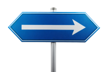 Directional sign arrow right urban image