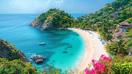 Fototapeta premium Tropical beach paradise