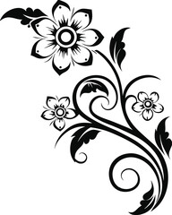 clipath art flower vector motif 