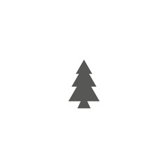 Christmas tree icon vector symbol eps10