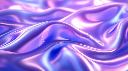background image of glowing light waves in motion, creating a dynamic and shiny effect, with soft gradients of blue and purple
