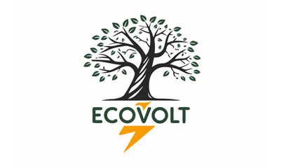 Electric company logo with unique style  