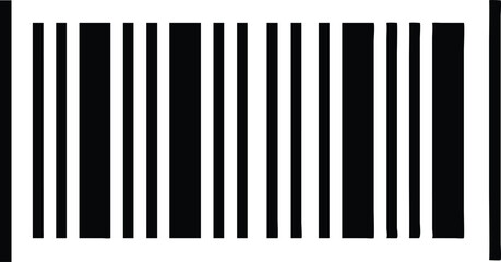 Black vertical bars create a distinct barcode on a white, transparent background