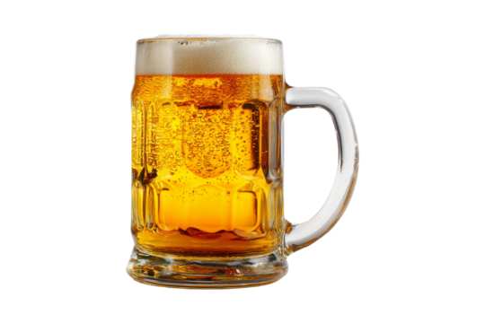 Enjoying beer at a bar social event