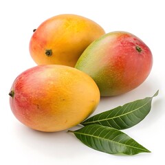Mangos isolated on white background