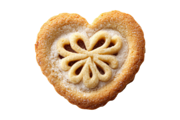 Cozy bakery heart cookie delights