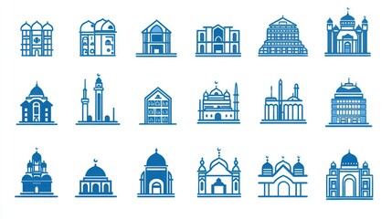 Islamic Architecture Illustrations