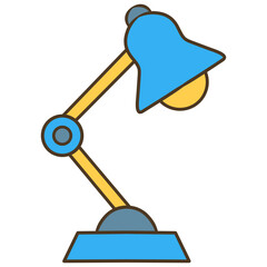 illustration of a desk lamp