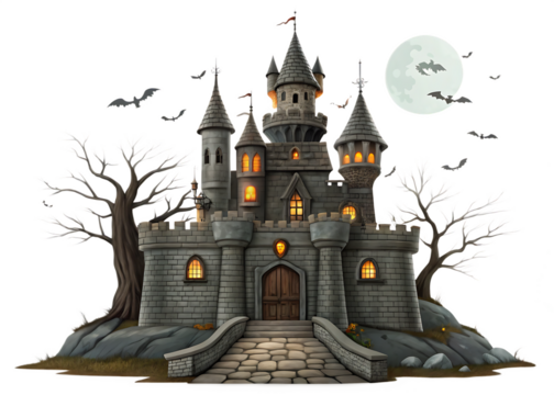 castle in the woods