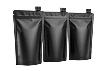 black bag isolated on white