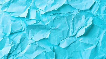 Fototapeta premium Cyan Paper Background with Unique Texture. Creative and Artistic Design Element.