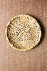 野菜や果物のかご（画像合成用）