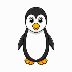 penguin on a white background