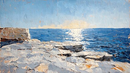 Shimmering on the coastal rocks © picUpUp