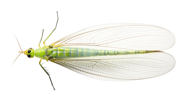 Close up of a Green Lacewing Insect