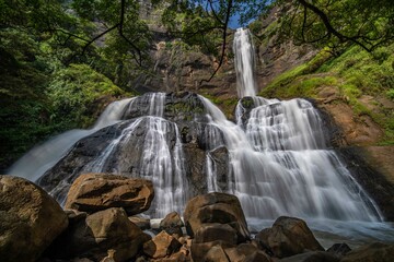 The magnificent Cikanteh waterfall