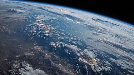 Fototapeta premium View of the earth from space