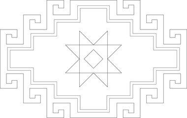 Armenian Carpet Ornament 