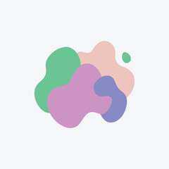 Pastel Gradient Blobs with Subtle Texture