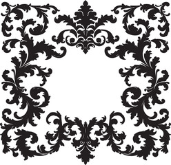 Elegant Baroque Flourish Frame Set