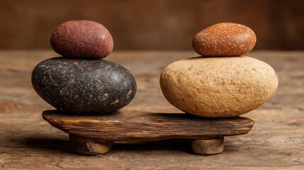 Comprehensive auto-balancing portfolio icon concept depicting frictionless realignment of investment strategies