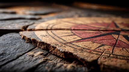 Naklejka premium Engaging behavioral compass icon concept providing guidance on a psychological path for enhanced personal growth and insight
